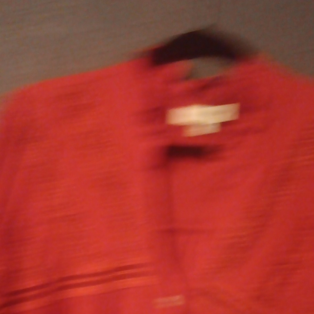 Umgee Red Boho Button-Front Blouse - image 3